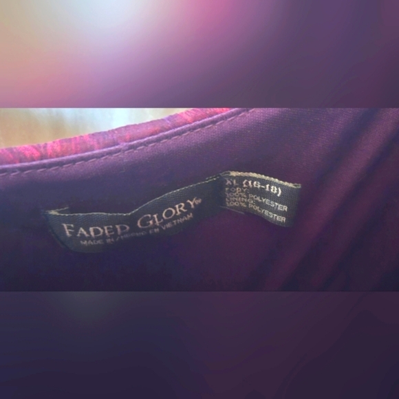 Faded Glory Aztec Bohemian Tiered Maxi Sundress - Picture 10 of 10